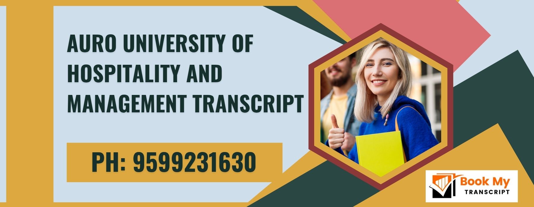 Auro University of Hospitality and Management Transcript, Moi, Degree Certificate 9599231630