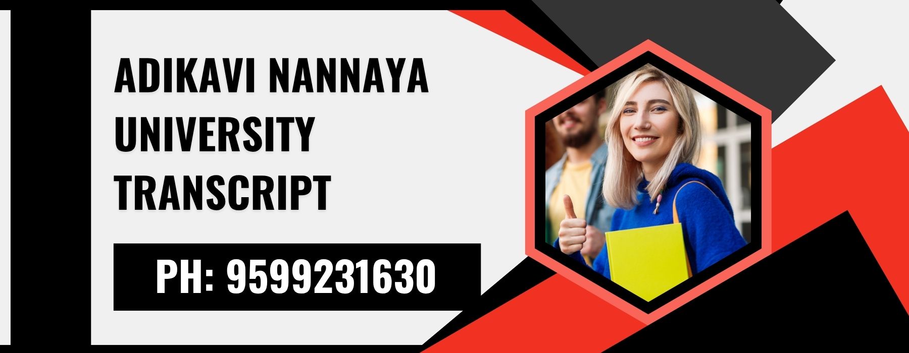 Adikavi Nannaya University Transcript, Moi, Degree Certificate  9599231630