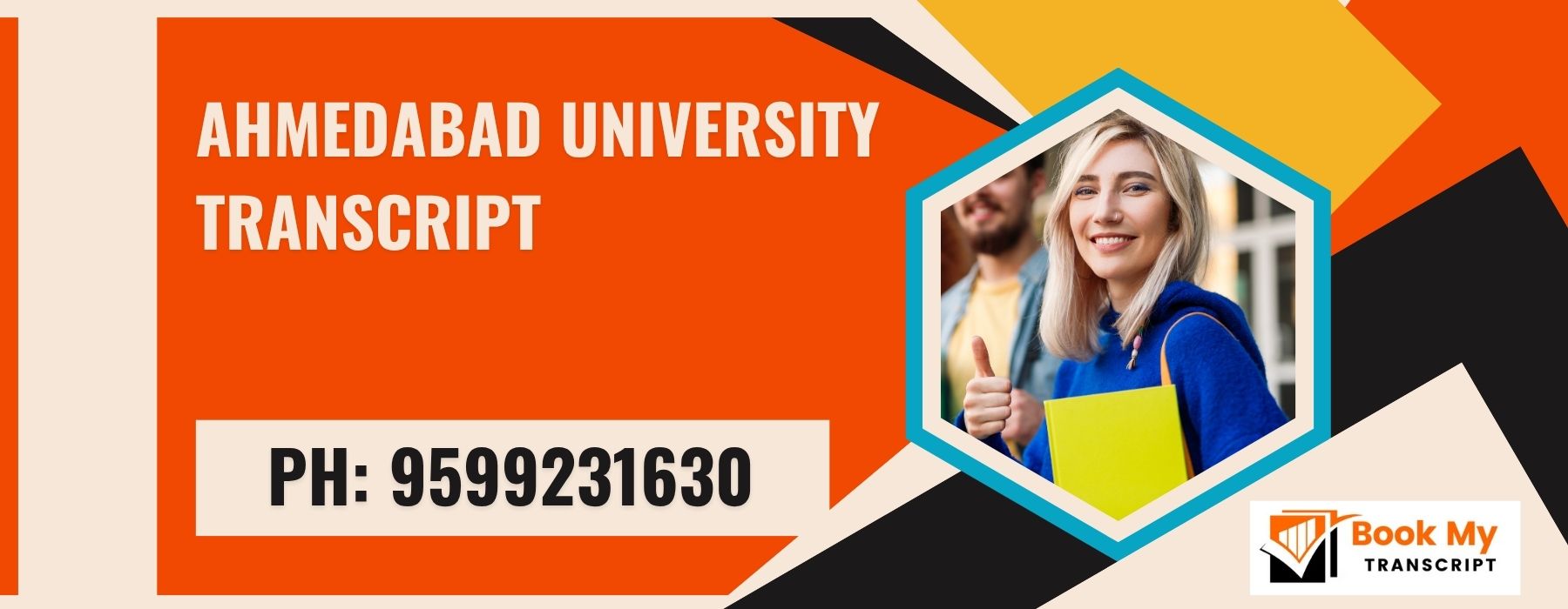 Ahmedabad University Transcript, Moi, Degree Certificate 9599231630