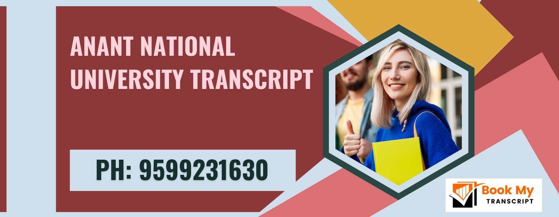Anant National University Transcript, Moi, Degree Certificate, 9599231630