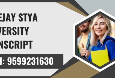 Apeejay Stya University Transcript, Moi, Degree Certificate  9599231630