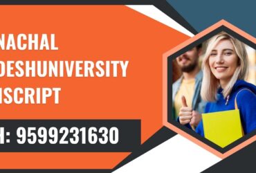 Arunachal Pradesh University Transcript, Moi, Degree Certificate, 9599231630