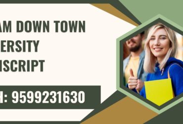 Assam Down Town University Transcript, Moi, Degree Certificate,  9599231630