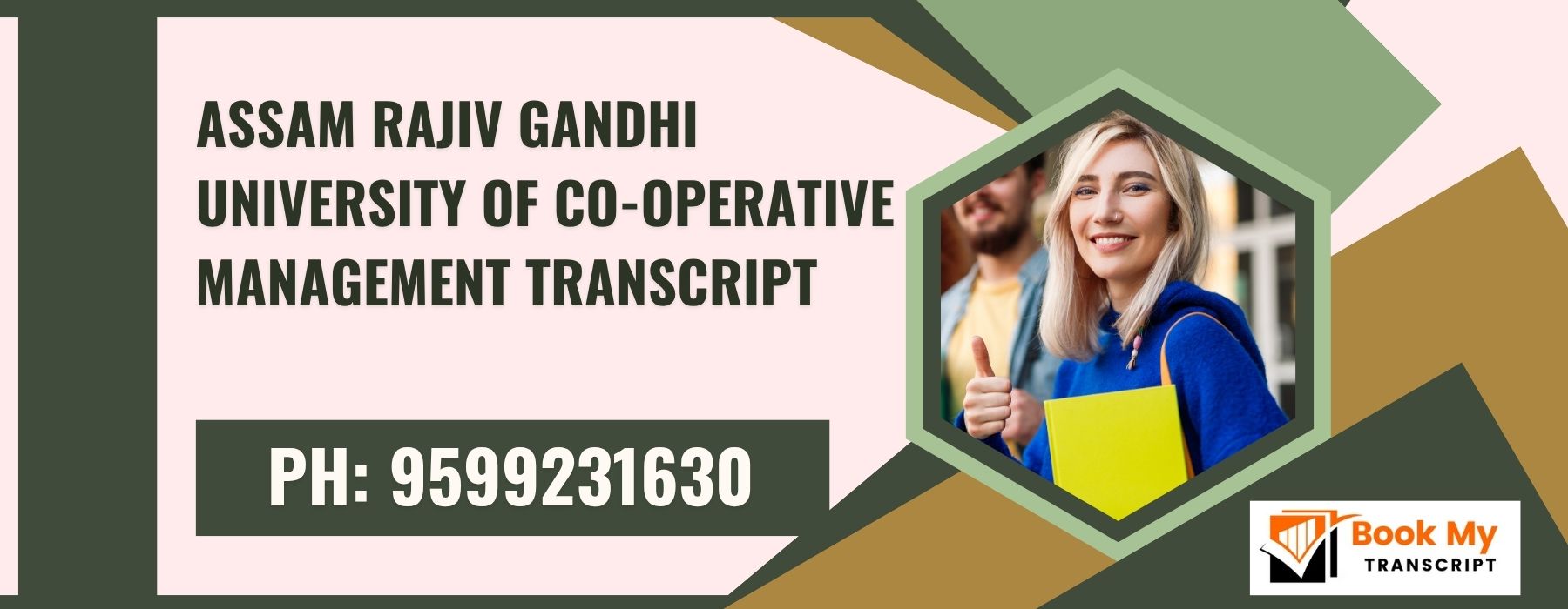 Assam Rajiv Gandhi University of Co‑operative Management Transcript, Moi, Degree Certificate, 9599231630