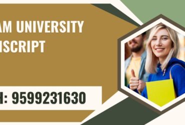 Assam University Transcript, Moi, Degree Certificate 9599231630