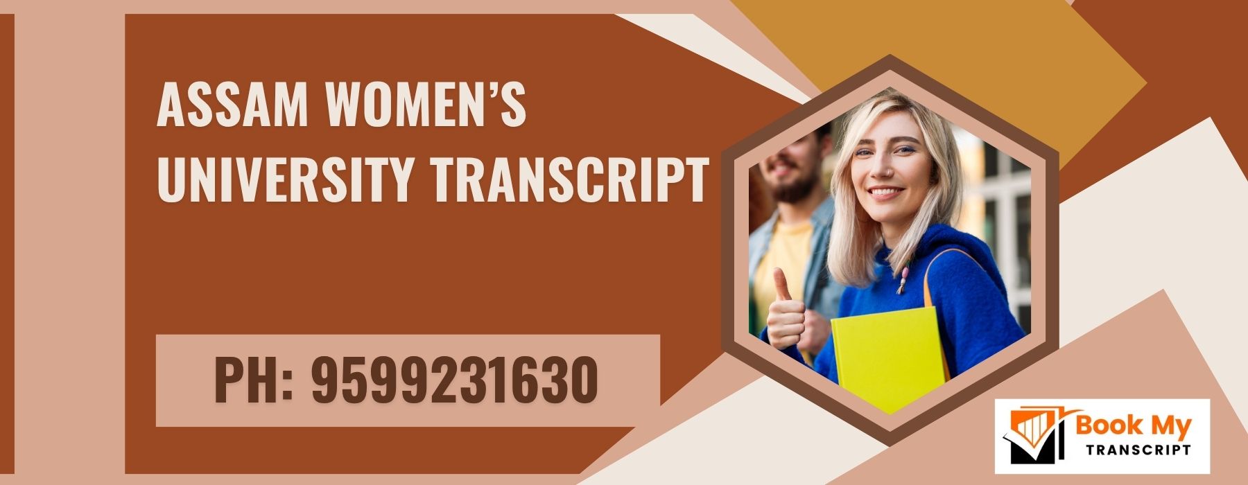 Assam Women’s University Transcript, Moi, Degree Certificate, 9599231630