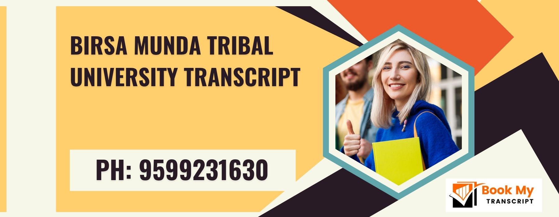 Birsa Munda Tribal University Transcript, Moi, Degree Certificate,  9599231630
