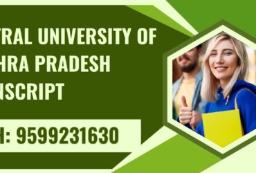Central University of Andhra Pradesh Transcript, Moi, Degree Certificate, 9599231630
