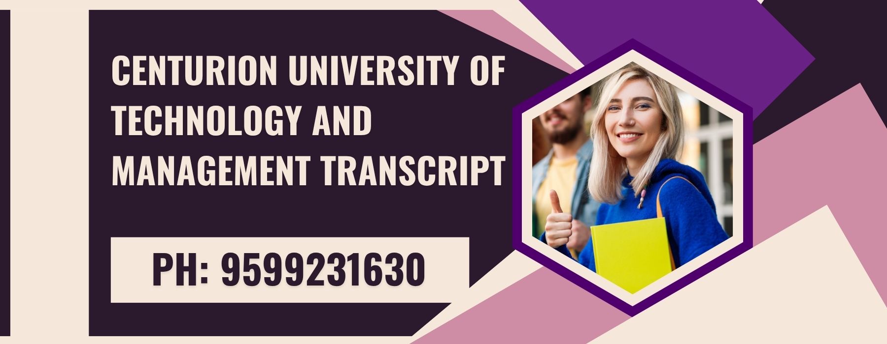 Centurion University of Technology and Management Transcript, Moi, Degree Certificate 9599231630