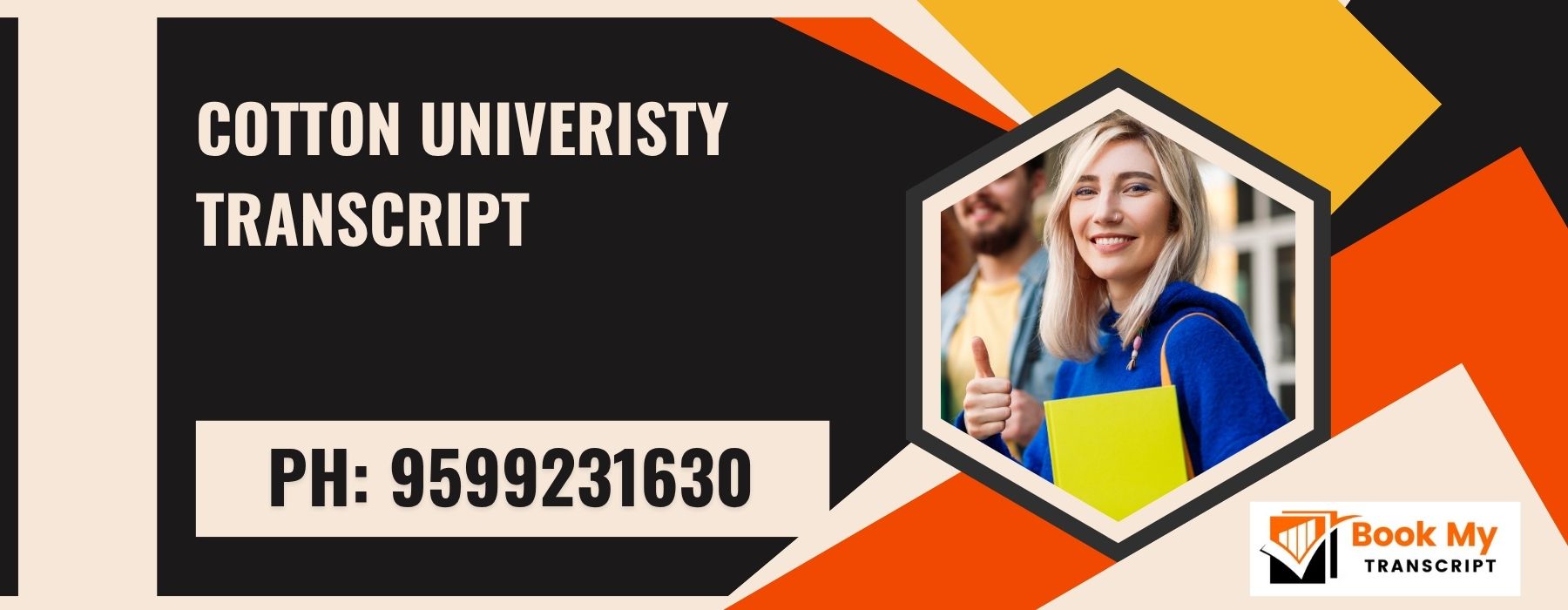 Cotton University Transcript, Moi, Degree Certificate 9599231630