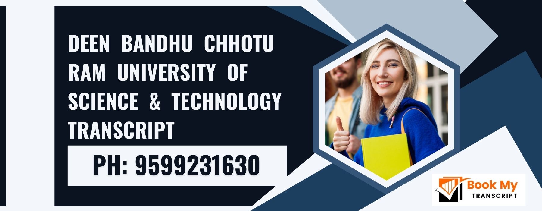 Deen Bandhu Chhotu Ram University of Science & Technology Transcript, Moi, Degree Certificate 9599231630