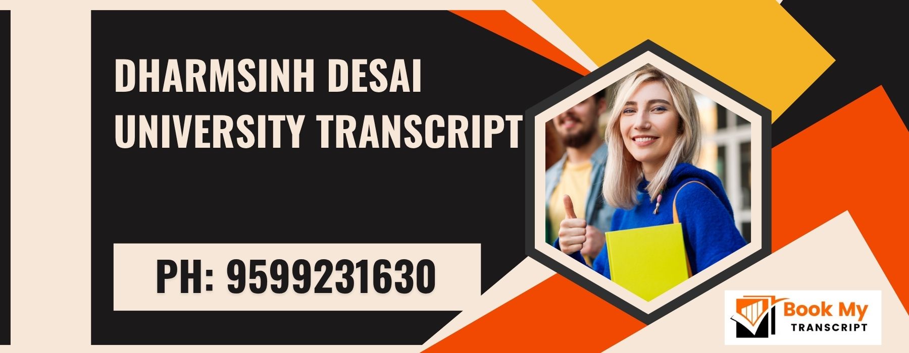Dharmsinh Desai University Transcript, Moi, Degree Certificate,  9599231630