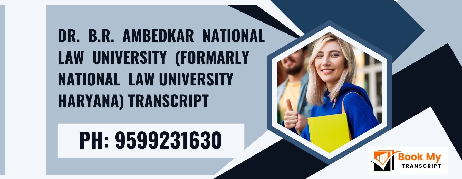 Dr. B.r. Ambedkar National Law University (formarly National Law University Haryana) Transcript, Moi, Degree Certificate  9599231630