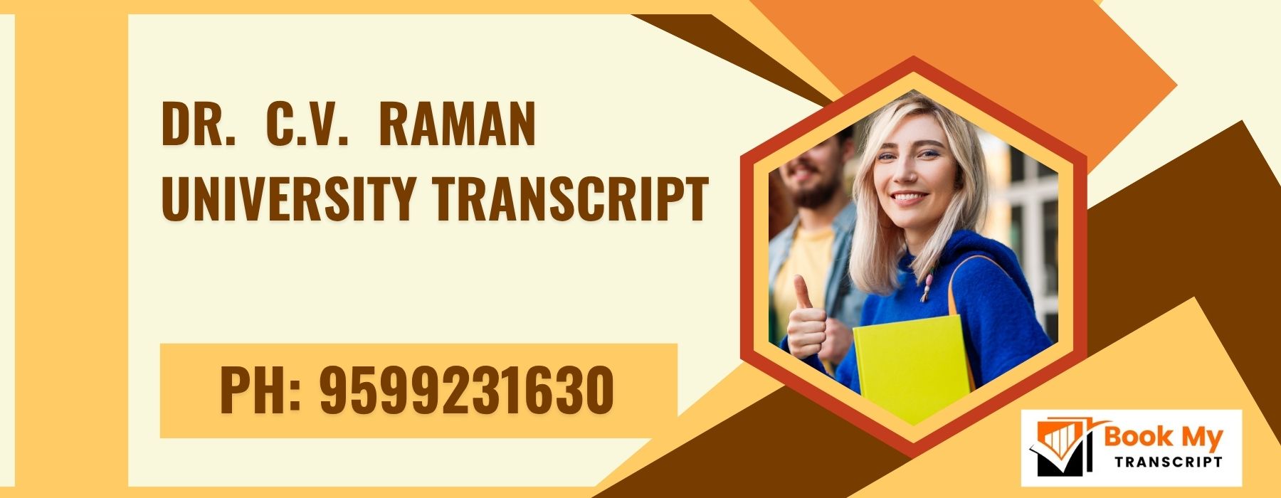 Dr. C.v. Raman University Transcript, Moi, Degree Certificate, 9599231630