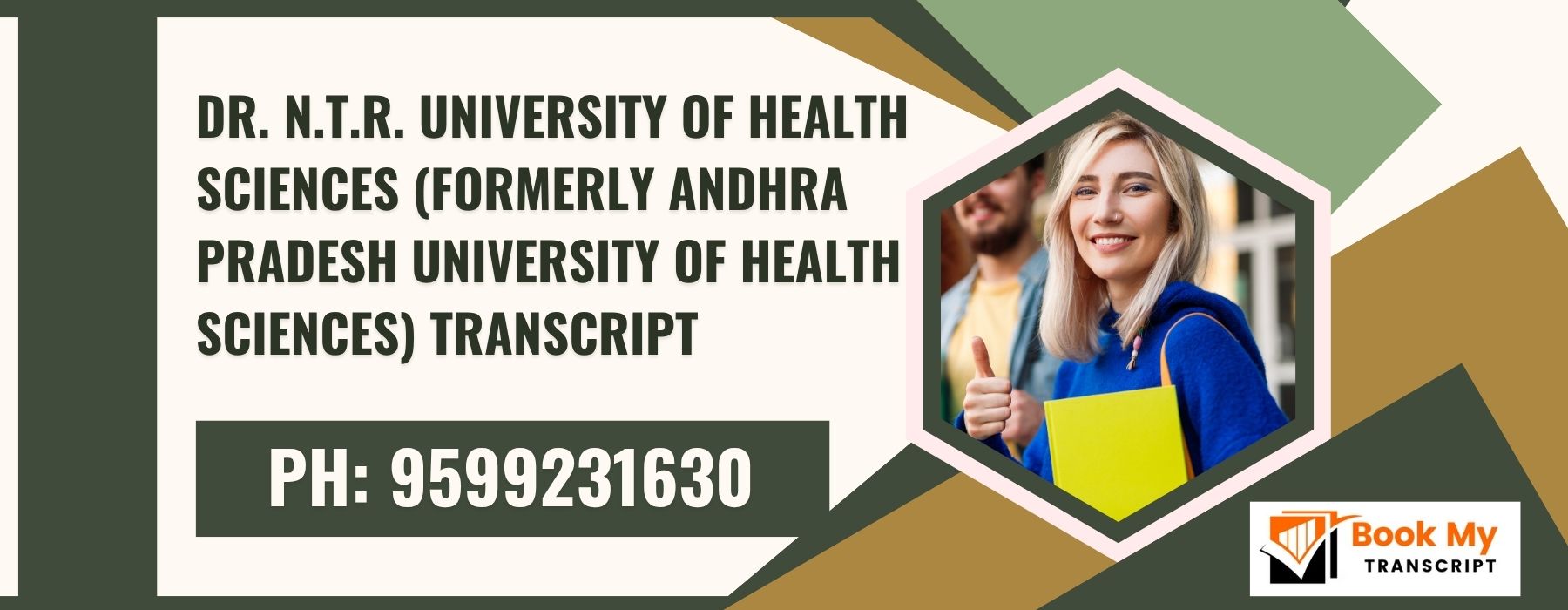 Dr. N.t.r. University of Health Sciences (formerly Andhra Pradesh University of Health Sciences) Transcript, Moi, Degree Certificate 9599231630