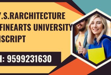 Dr. Y.s.r. Architecture and Fine Arts University Transcript 9599231630