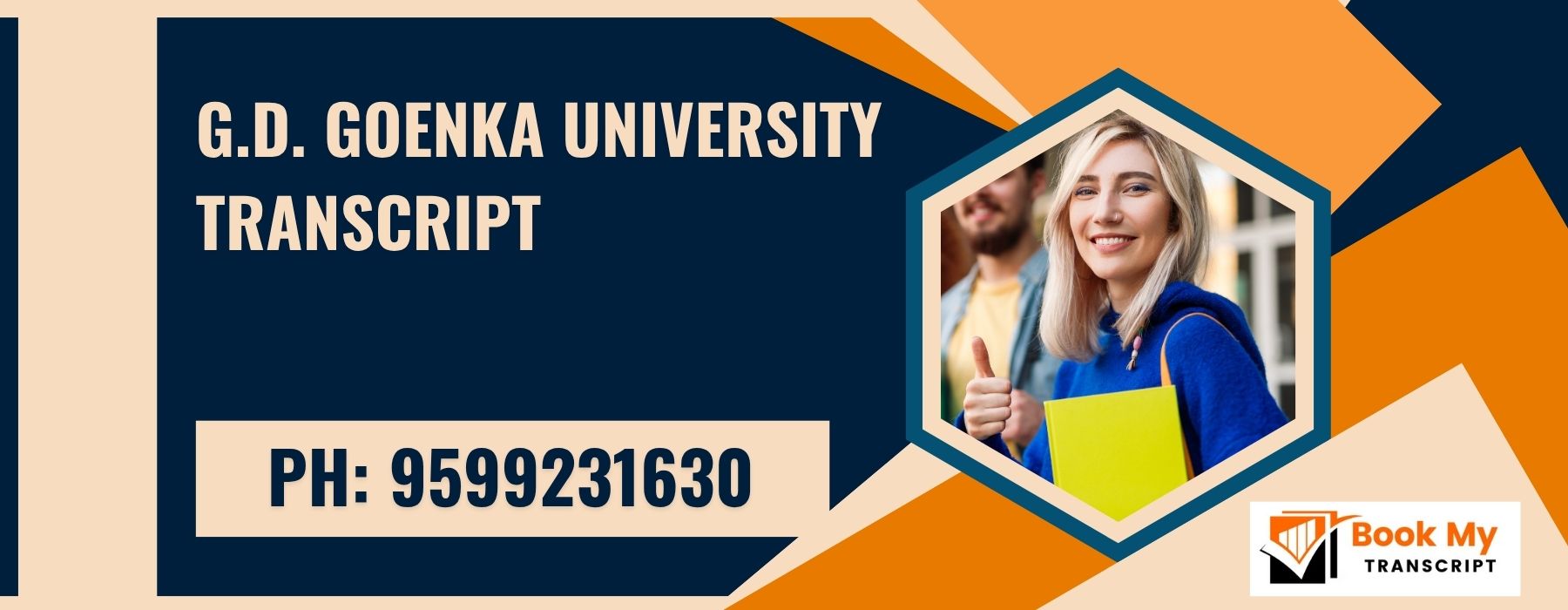 G.d. Goenka University Transcript, Moi, Degree Certificate,   9599231630