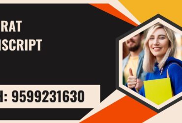 Gujarat Transcript, Moi, Degree Certificate,  9599231630