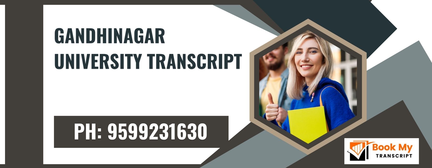 Gandhinagar University Transcript, Moi, Degree Certificate, 9599231630