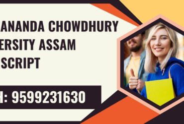 Girijananda Chowdhury University Assam Transcript, Moi, Degree Certificate, 9599231630
