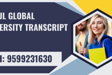 Gokul Global University Transcript, Moi, Degree Certificate, 9599231630