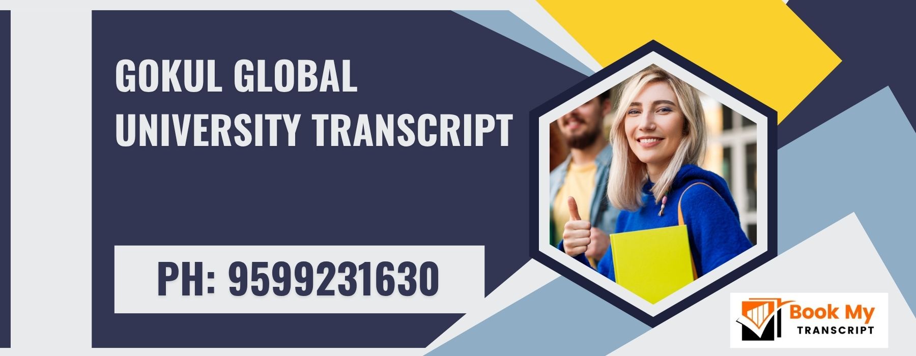 Gokul Global University Transcript, Moi, Degree Certificate, 9599231630