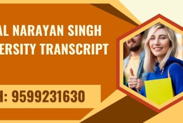 Gopal Narayan Singh University Transcript, Moi, Degree Certificate, 9599231630