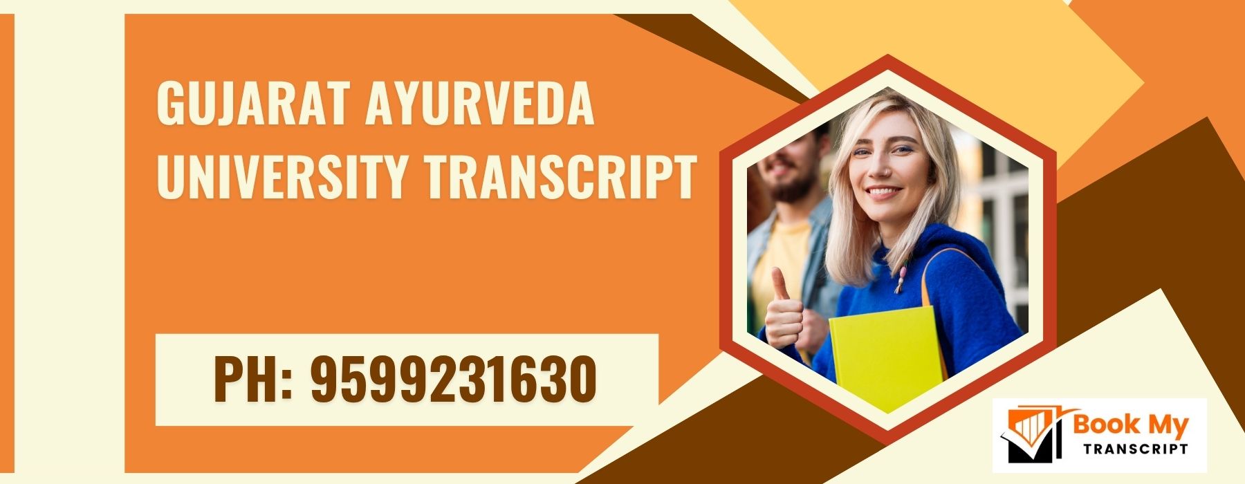 Gujarat Ayurveda University Transcript, Moi, Degree Certificate,  9599231630