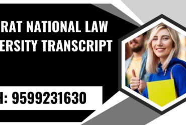 Gujarat National Law University Transcript, Moi, Degree Certificate,  9599231630