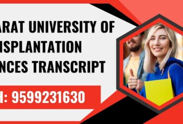 Gujarat University of Transplantation Sciences Transcript, Moi, Degree Certificate 9599231630