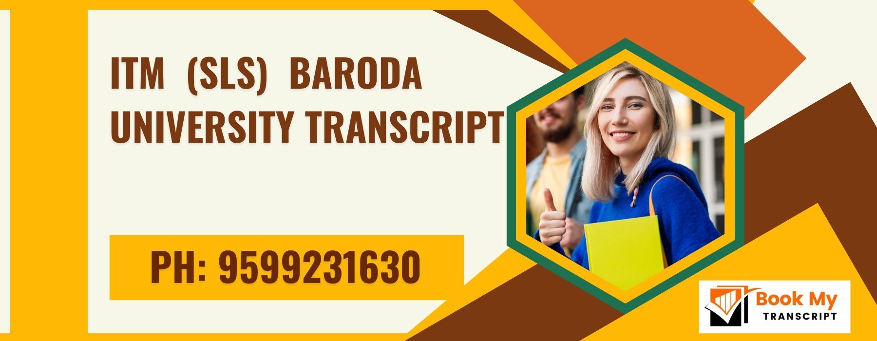 Itm (sls) Baroda University Transcript, Moi, Degree Certificate,  9599231630