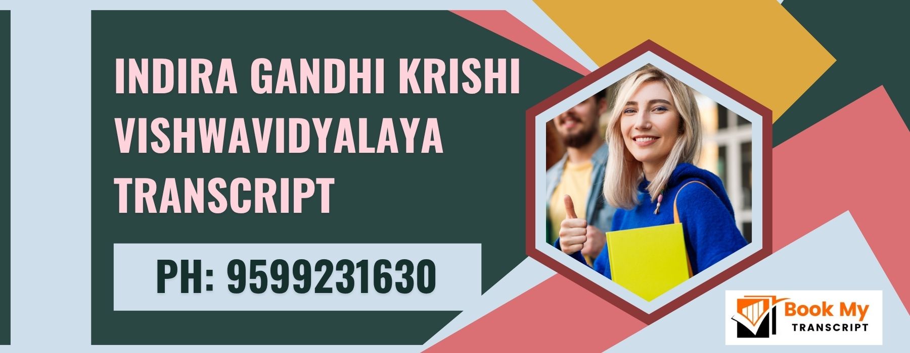 Indira Gandhi Krishi Vishwavidyalaya Transcript, Moi, Degree Certificate, 9599231630