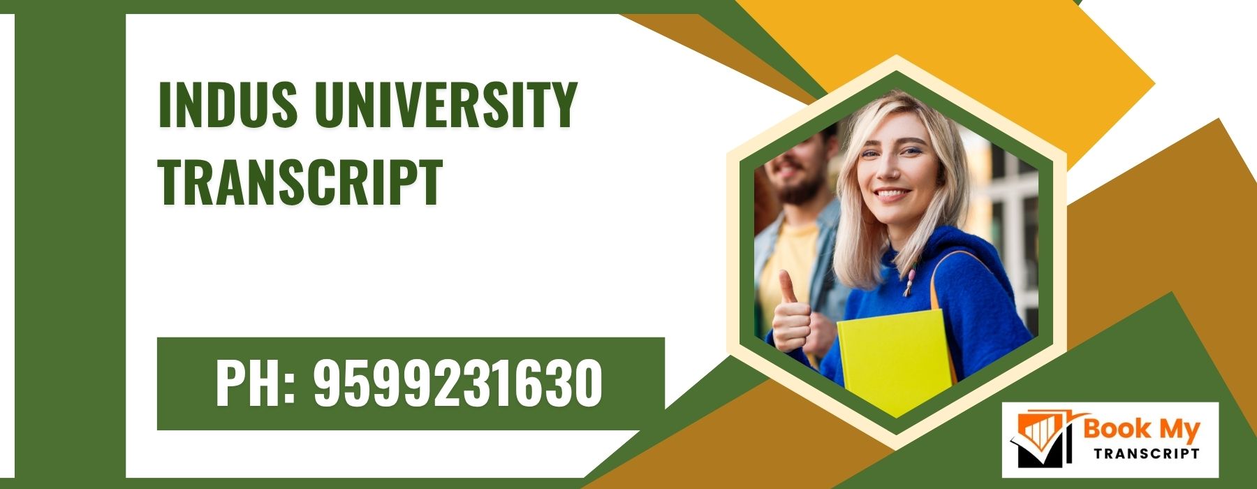 Indus University Transcript, Moi, Degree Certificate,  9599231630
