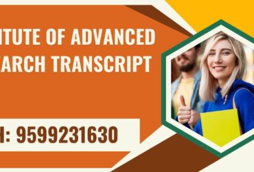 Institute of Advanced Research Transcript, Moi, Degree Certificate,  9599231630