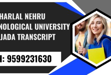 Jawaharlal Nehru Technological University – Gurajada Transcript, Moi, Degree Certificate 9599231630