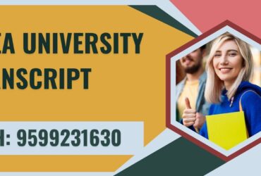 Krea University Transcript, Moi, Degree Certificate 9599231630