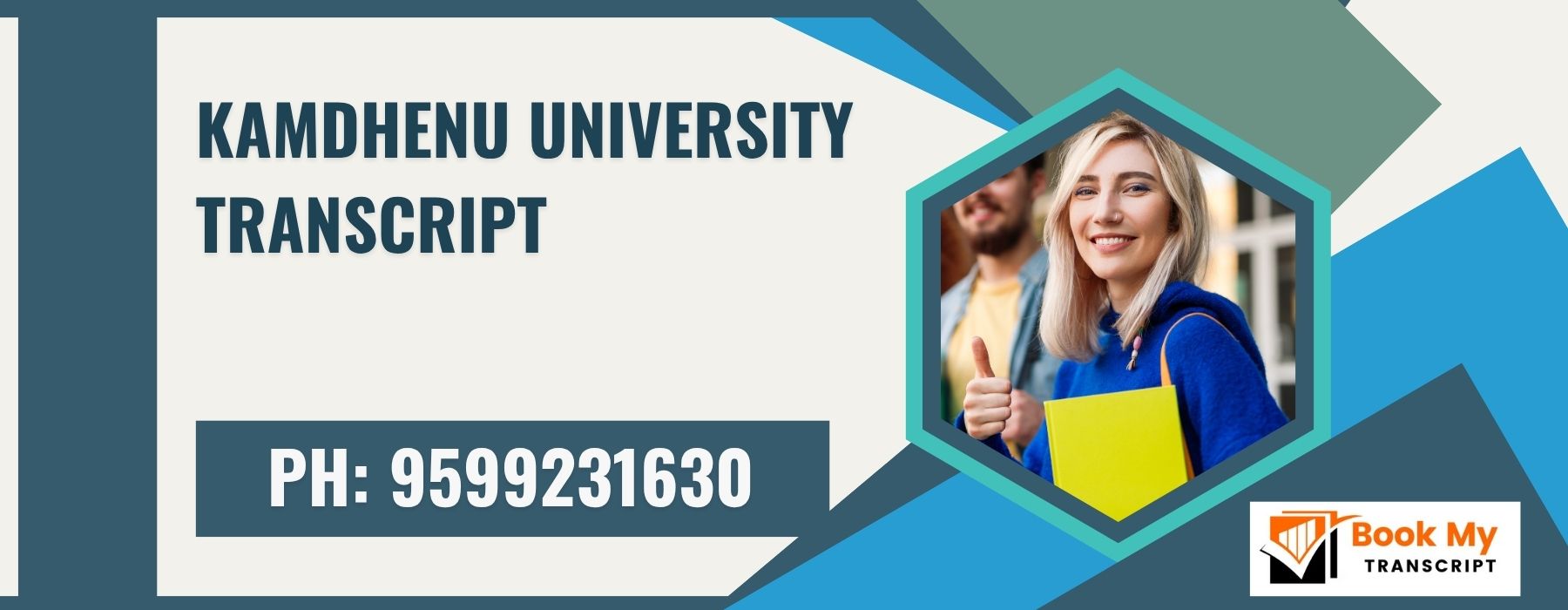 Kamdhenu University Transcript, Moi, Degree Certificate, 9599231630