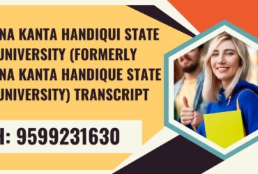 Krishna Kanta Handiqui State Open University (formerly Krishna Kanta Handique State Open University) Transcript, Moi, Degree Certificate 9599231630