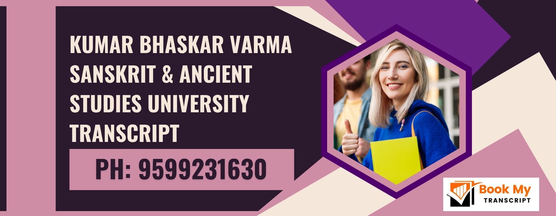 Kumar Bhaskar Varma Sanskrit & Ancient Studies University Transcript, Moi, Degree Certificate 9599231630
