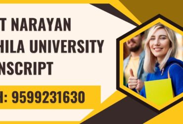 Lalit Narayan Mithila University Transcript, Moi, Degree Certificate,  9599231630
