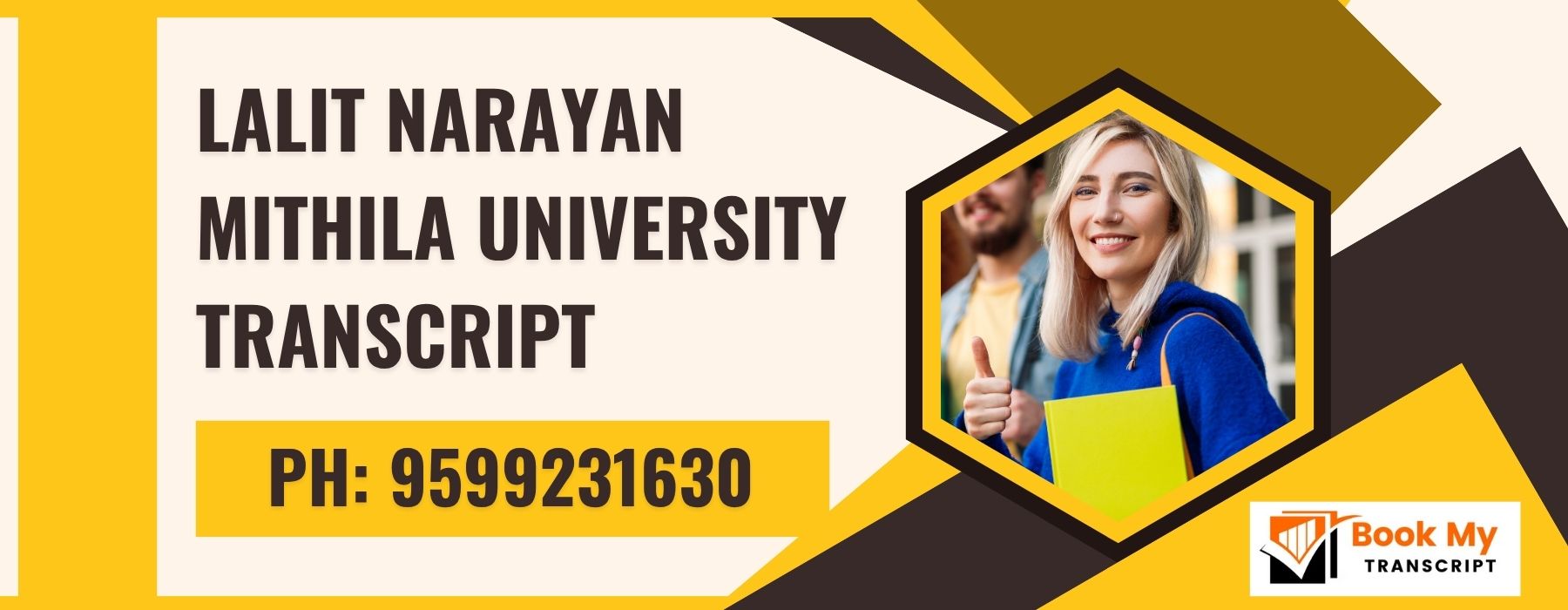 Lalit Narayan Mithila University Transcript, Moi, Degree Certificate,  9599231630