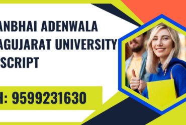 Maganbhai Adenwala Mahagujarat University Transcript, Moi, Degree Certificate 9599231630