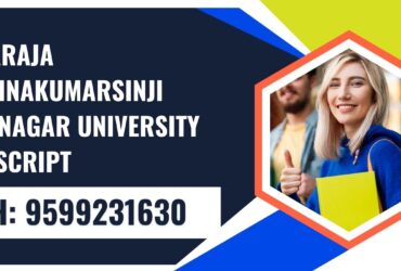 Maharaja Krishnakumarsinji Bhavnagar University Transcript, Moi, Degree Certificate, 9599231630