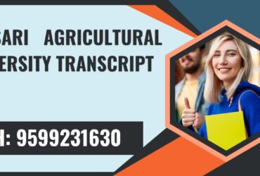 Navsari Agricultural University Transcript, Moi, Degree Certificate,  9599231630