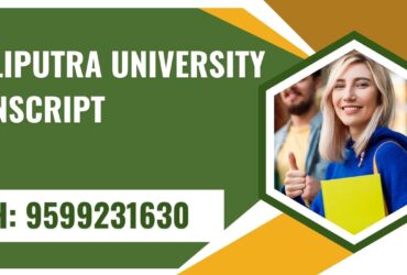 Patliputra University Transcript, Moi, Degree Certificate, 9599231630