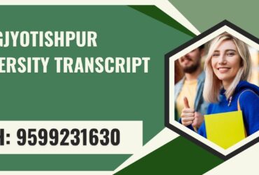 Pragjyotishpur University Transcript, Moi, Degree Certificate 9599231630