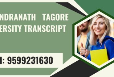 Rabindranath Tagore University Transcript, Moi, Degree Certificate 9599231630