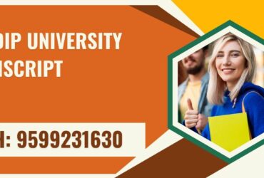 Sandip University Transcript, Moi, Degree Certificate,  9599231630
