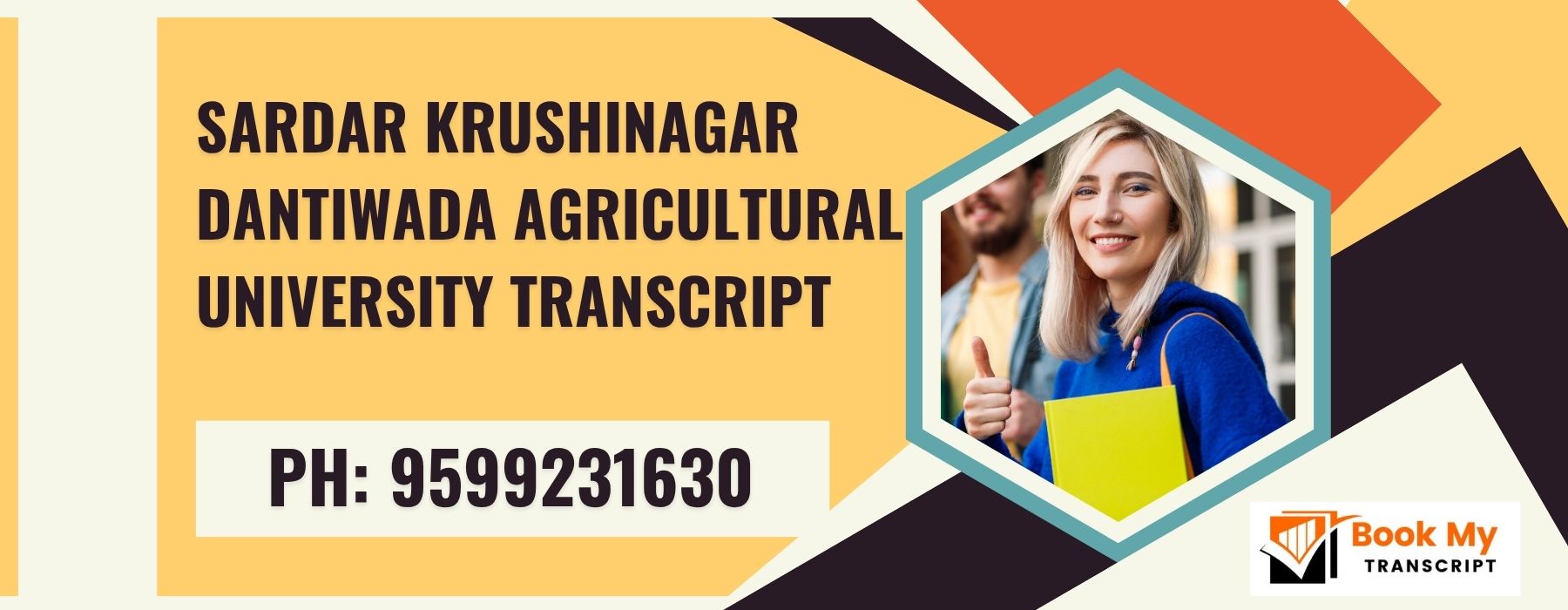 Sardar Krushinagar Dantiwada Agricultural University Transcript, Moi, Degree Certificate,  9599231630