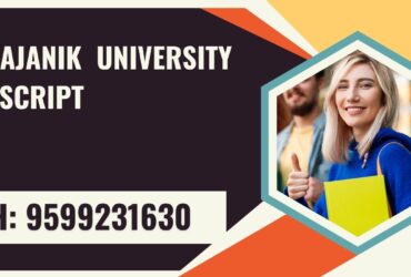Sarvajanik University Transcript, Moi, Degree Certificate 9599231630